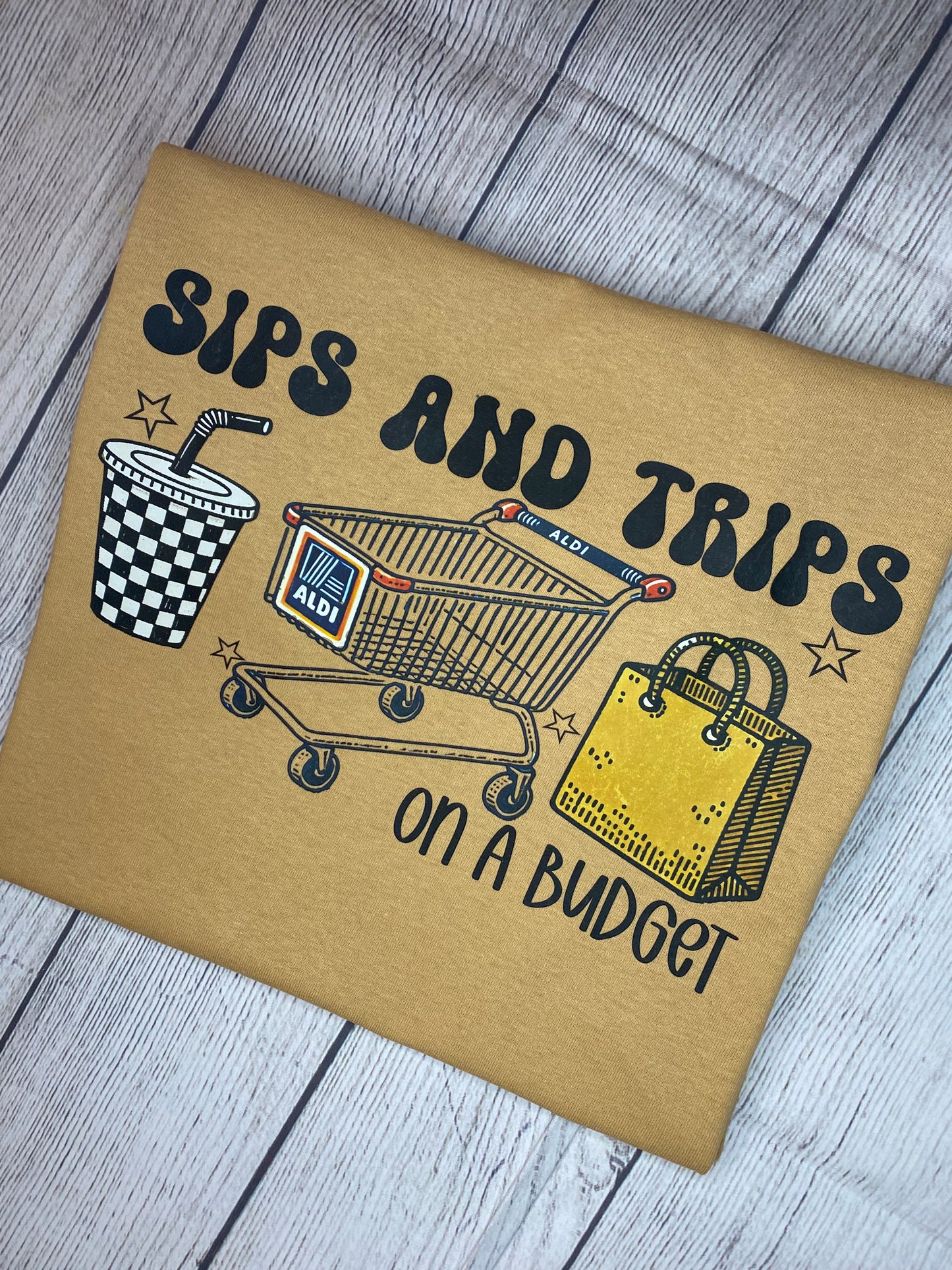 Sips & Trips on a Budget Tshirt