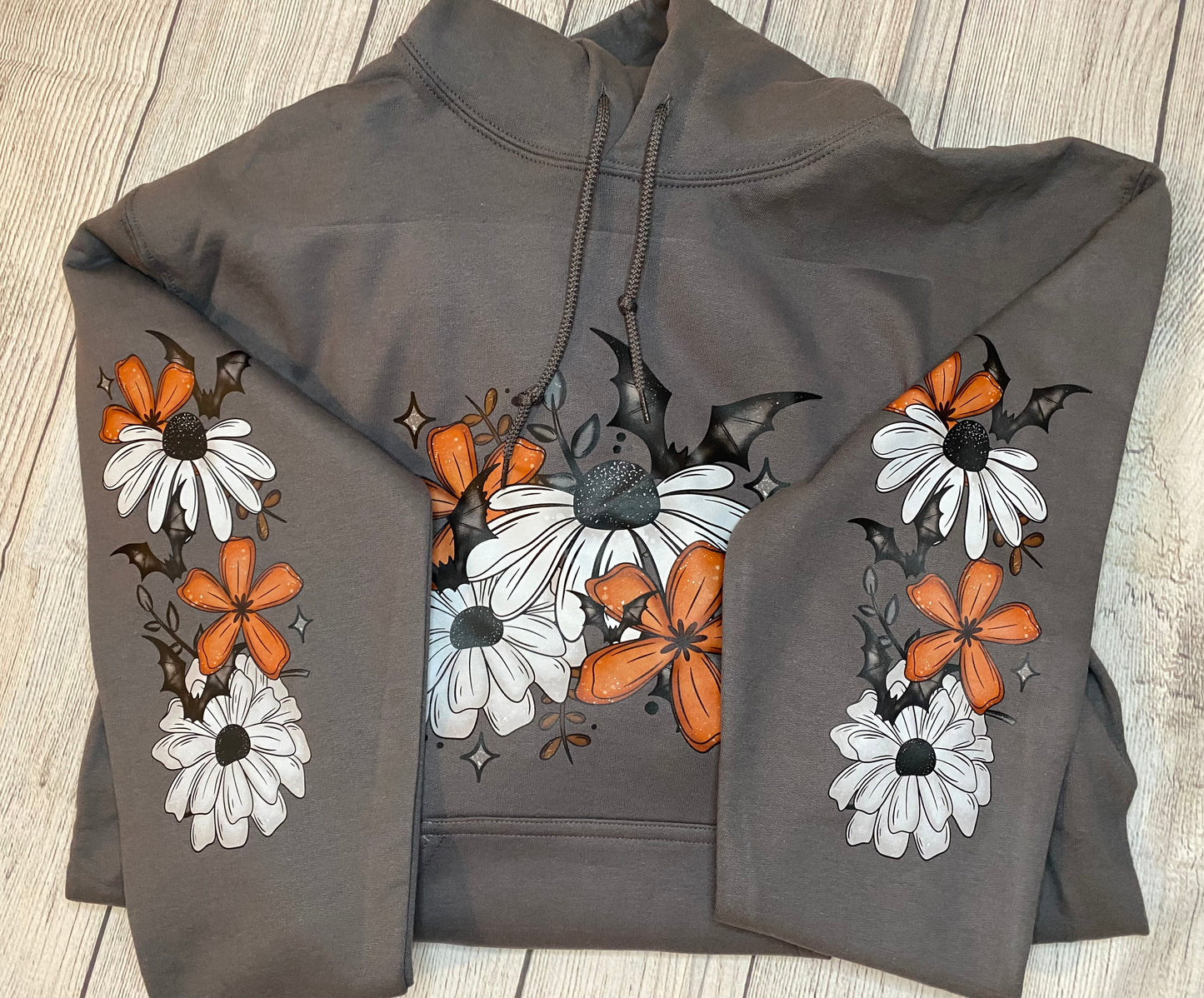 Bats & Flowers Hoodie