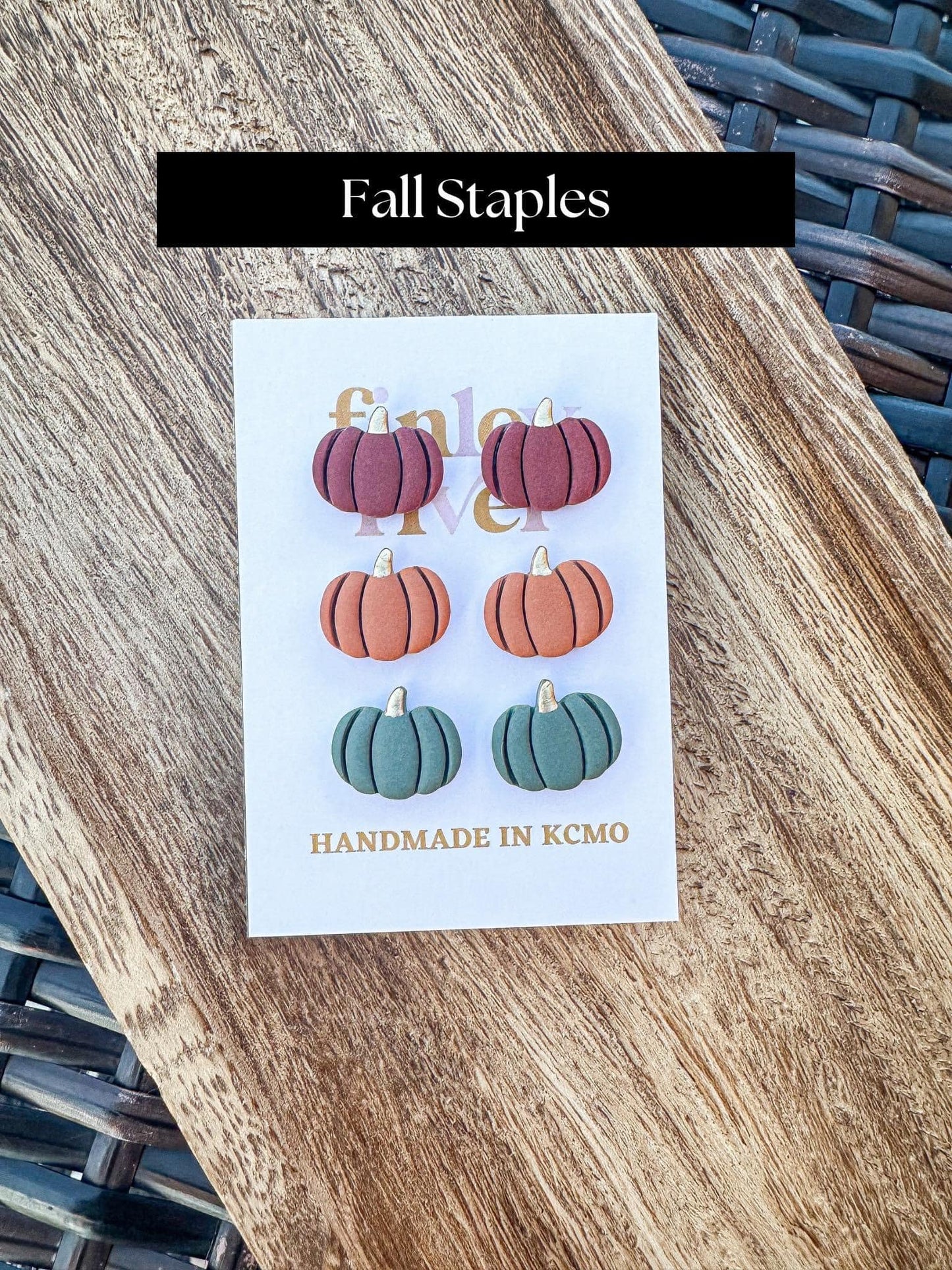 Pumpkin Earrings