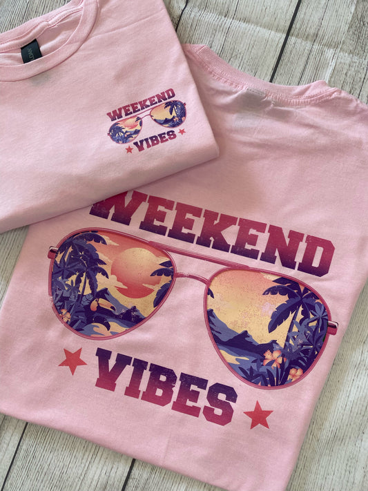 Sunglasses & Weekend Vibes Tshirt